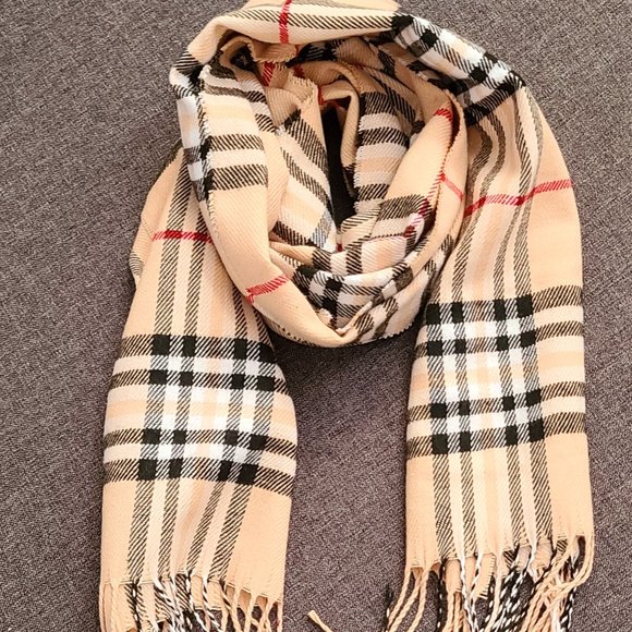 Accessories - NEW - Soft and Cozy Plaid Mix Scarf  - One size